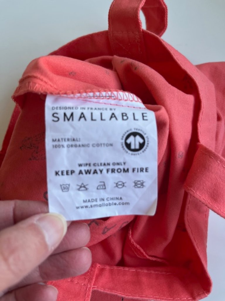 Smallable Paris Pink Canvas Tote — image 5 of 5
